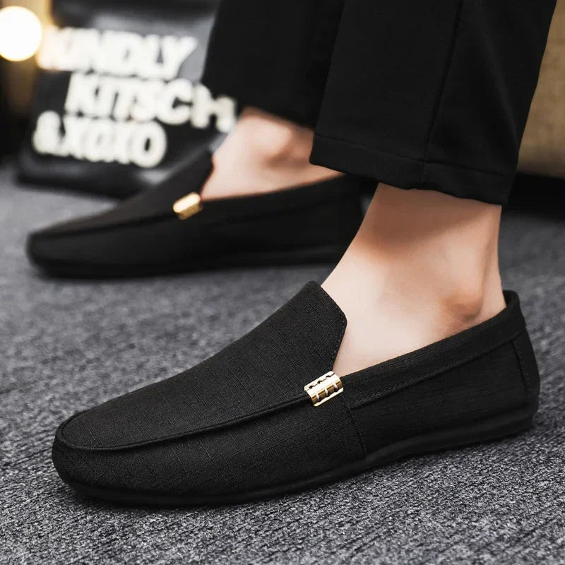 Atiyeh® | Krom Canvas Loafers