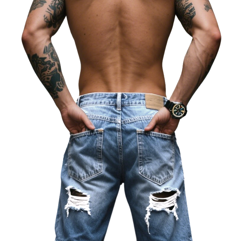 Men's Vine Distressed DeniShorts