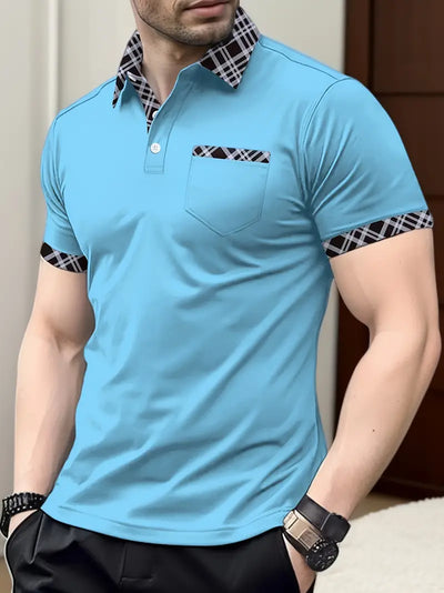 Lovelyn® | Regular-Fit Golf Shirt With Checked Collar