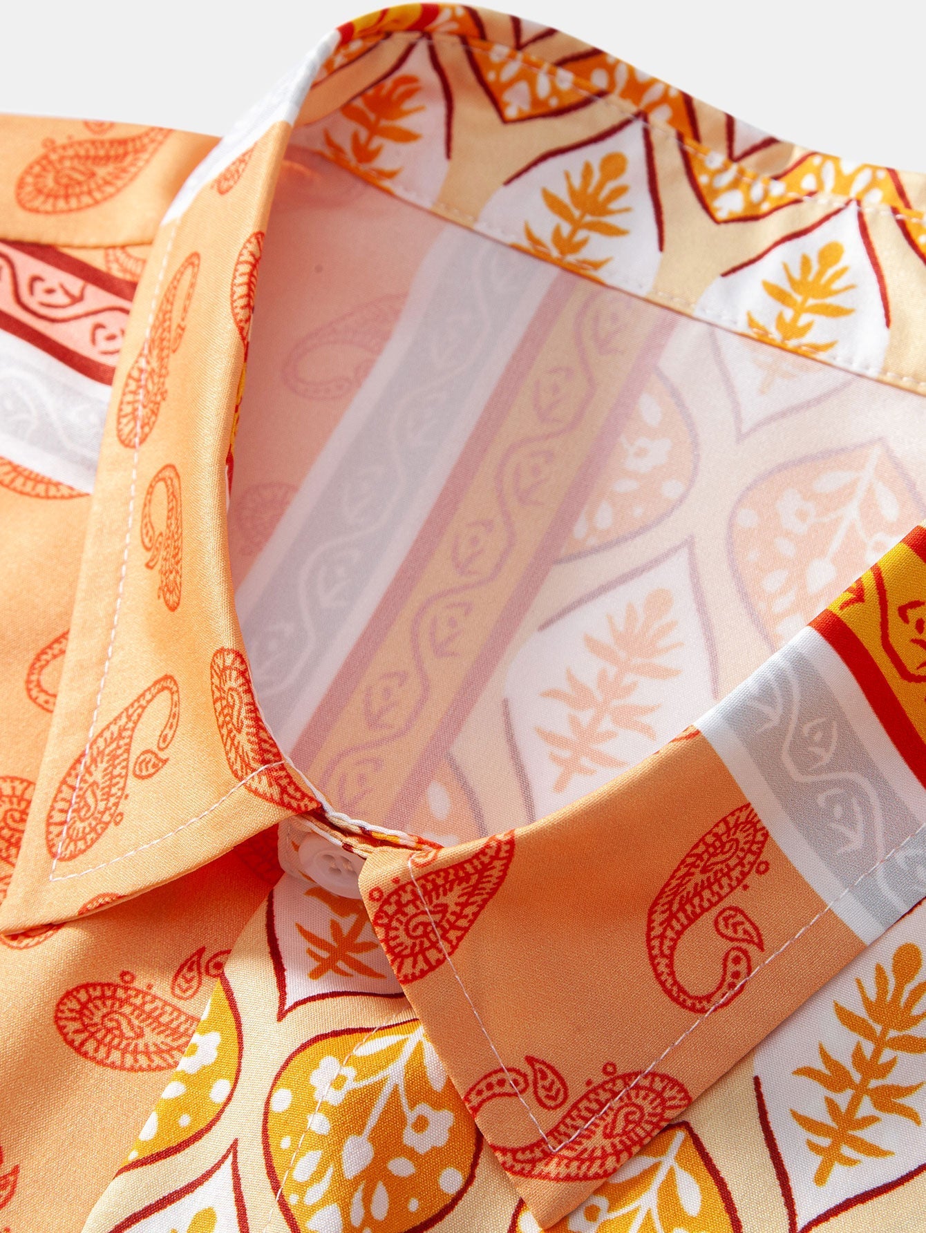 Magnus® | Paisley Border Button Up Shirt