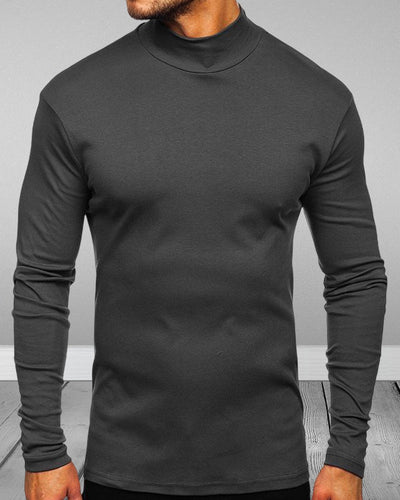 Juniper® | Men'S Solid Color Turtleneck Sweater