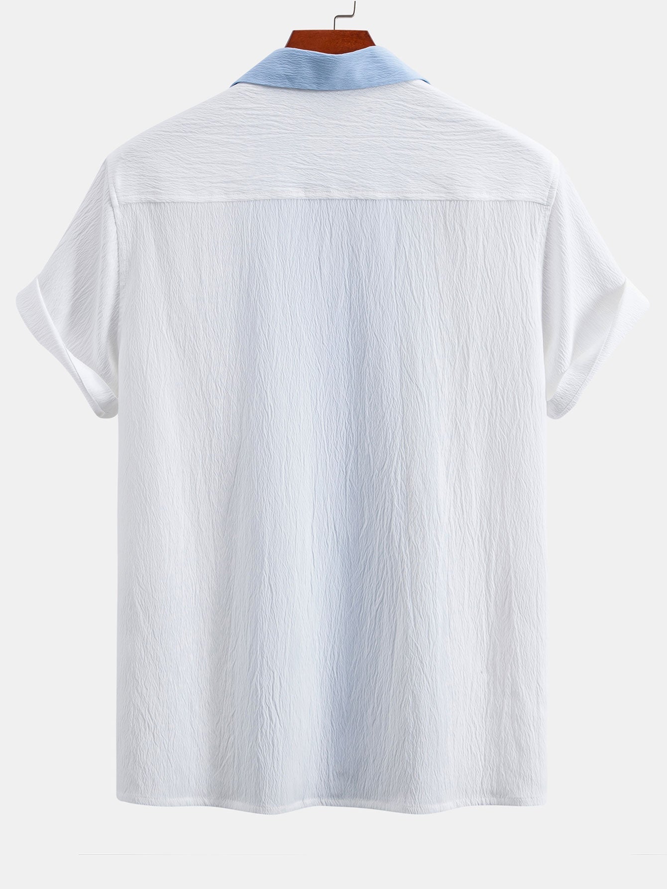 Grant® | Textured Contrast Cuban Shirt & Straight Leg Pants