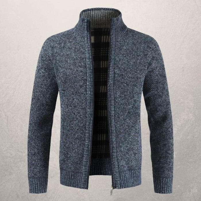 Jett® | Patterned Zip-Up Cardigan For Men