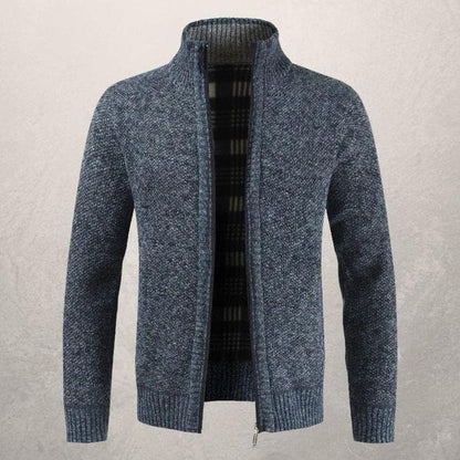 Jett® | Patterned Zip-Up Cardigan For Men