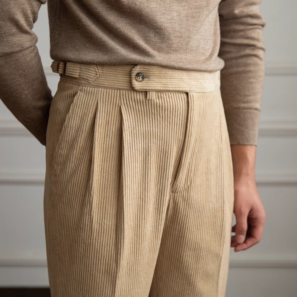 Bezemer® | MV Corduroy Drape Casual Trousers