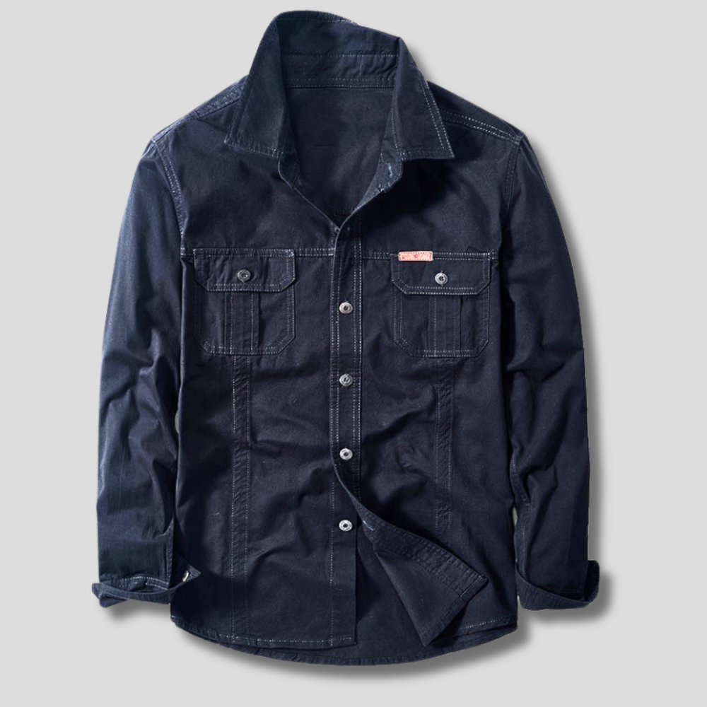 Sean | Cotton Cargo Shirt