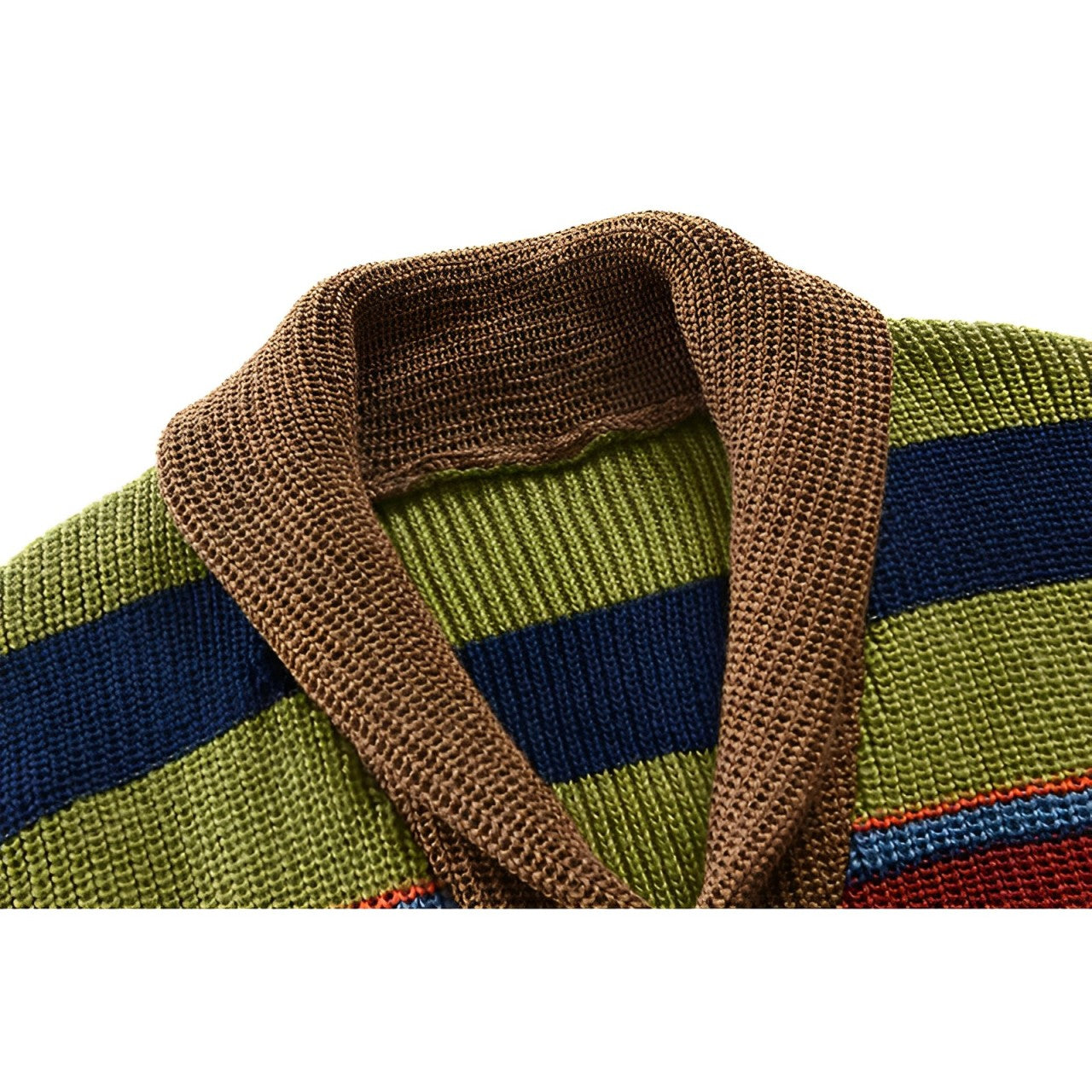 Fidelio | Men's retro color-block button-front cardigan