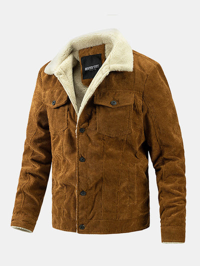 Levi | Regular Fit Teddy Lined Corduroy Jacket