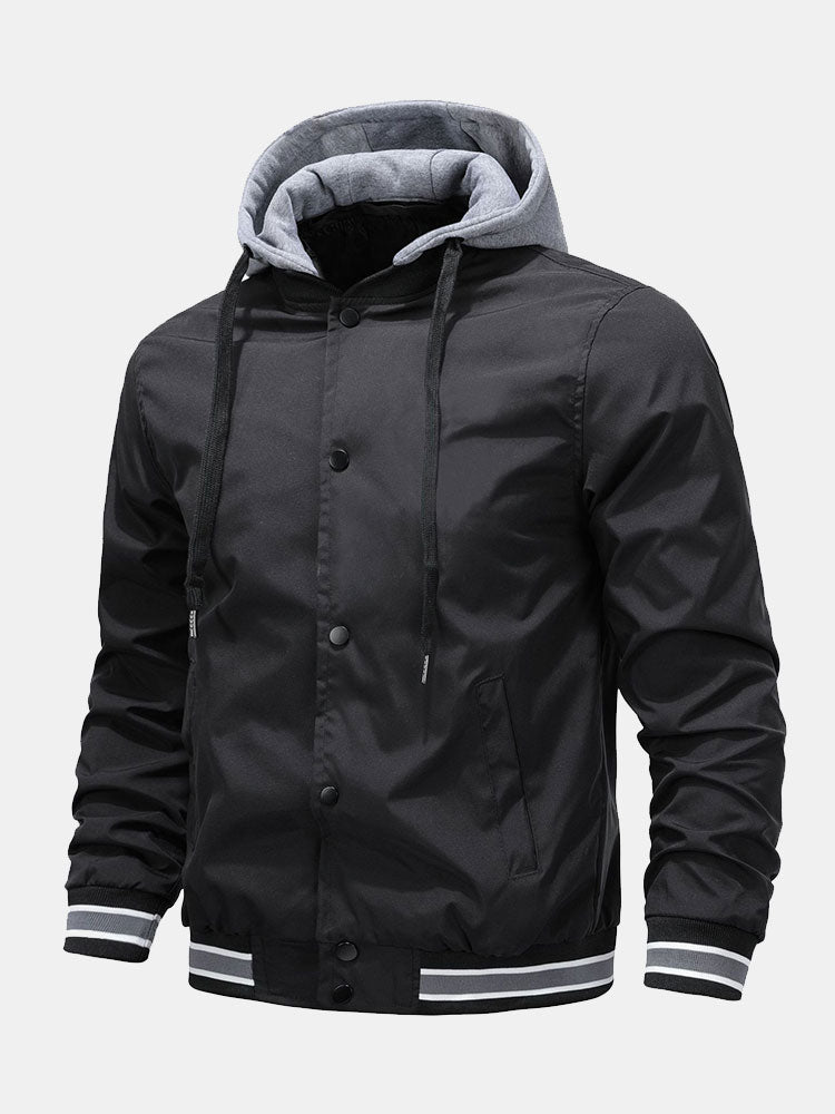 Camilo | Detachable Hooded Bomber Jacket