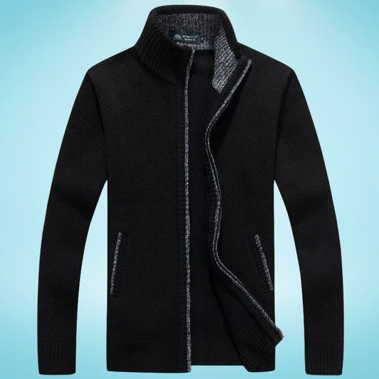 Jorge® | Faux Fleece Zip Up Sweater