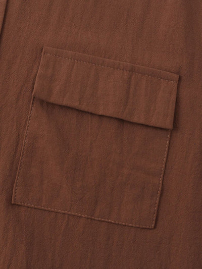 Alver® | Man Button Up Shirt With Patch Pockets