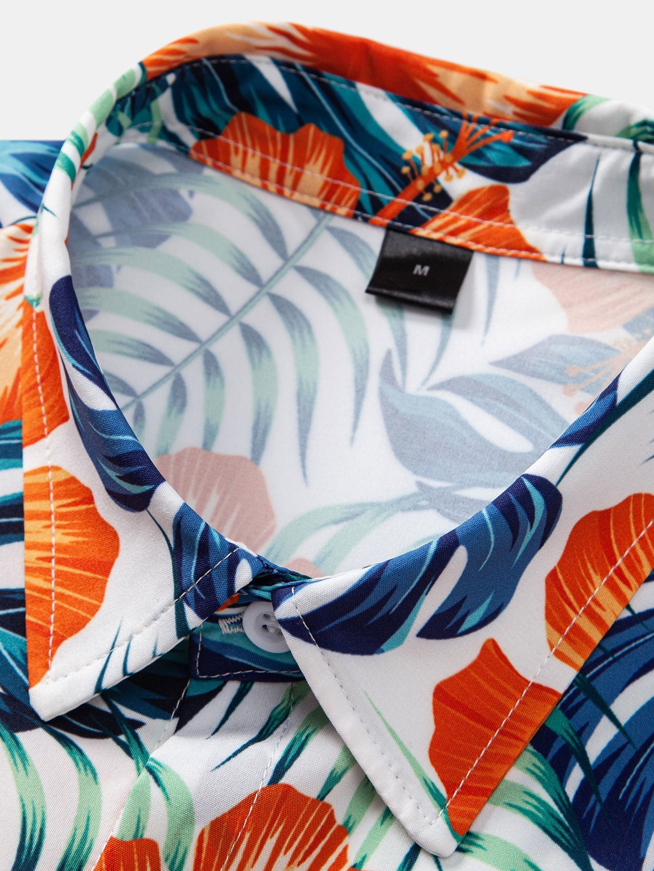 Lane® | Tropical Flowers Print Button Up Shirt