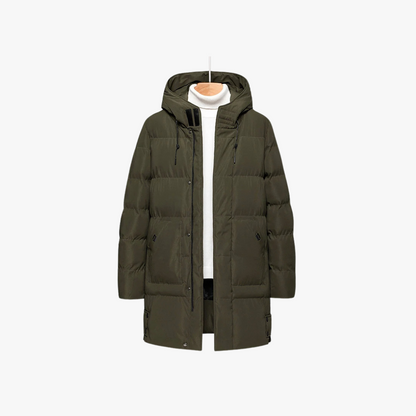 Caleb® | Long Winter Coat For Men
