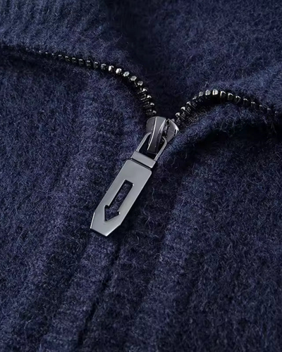 Remi | Gstaad Cashmere Quarter Zip Sweater