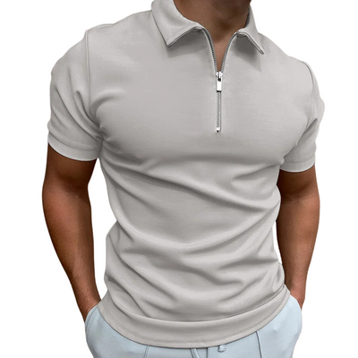 Lucas | MODERN POLO SHIRT WITH MID-ZIP