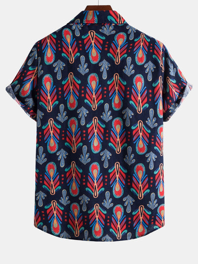 Antek® | Floral Print Cotton Button Up Shirt