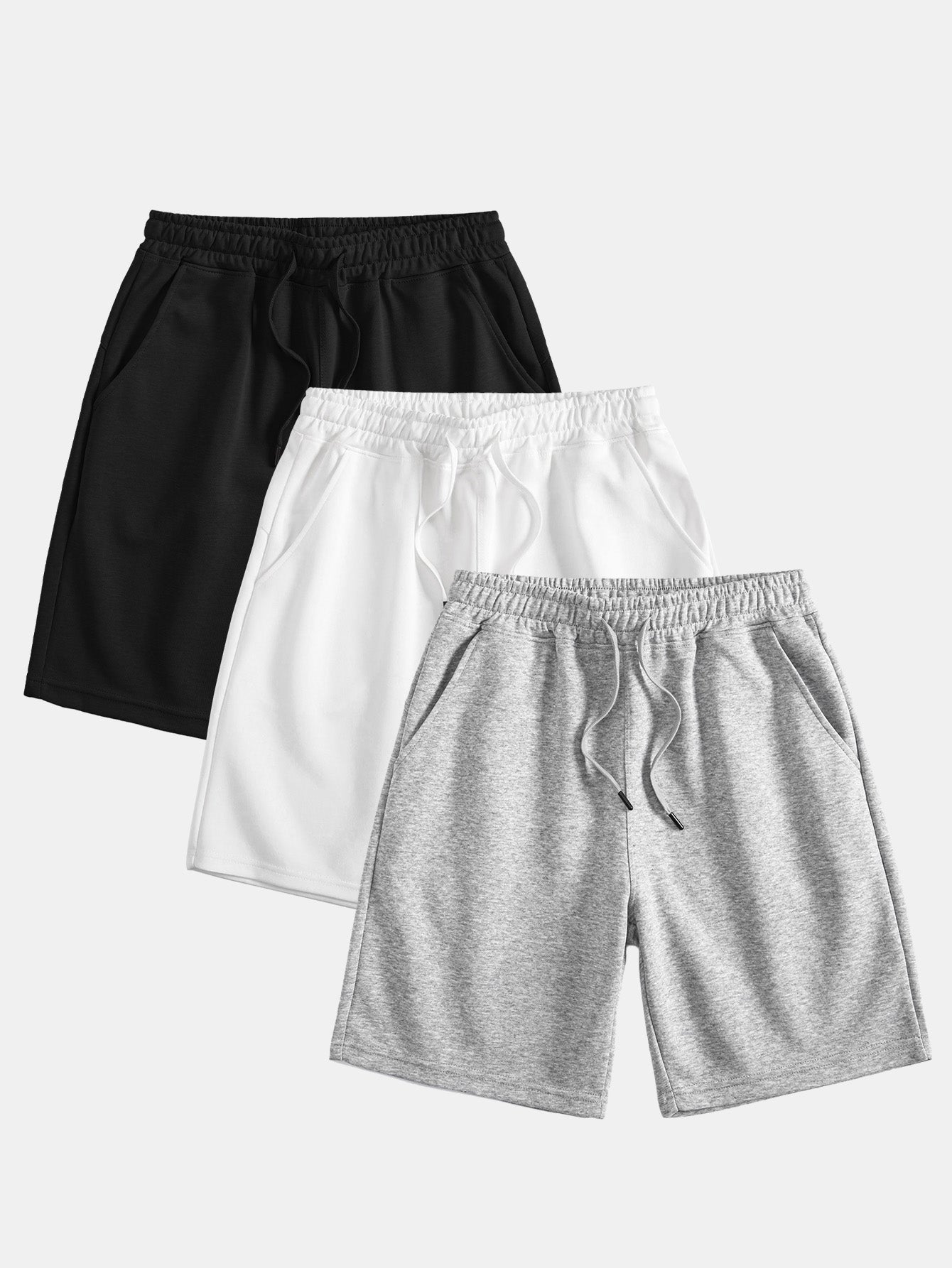 Adhemar® | 3 Pieces Mid Length Drawstring Shorts