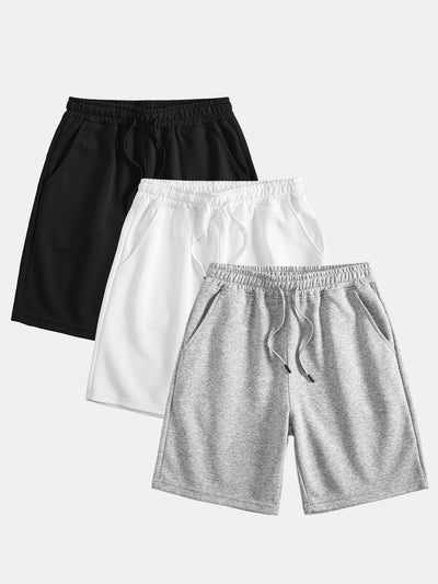 Adhemar® | 3 Pieces Mid Length Drawstring Shorts