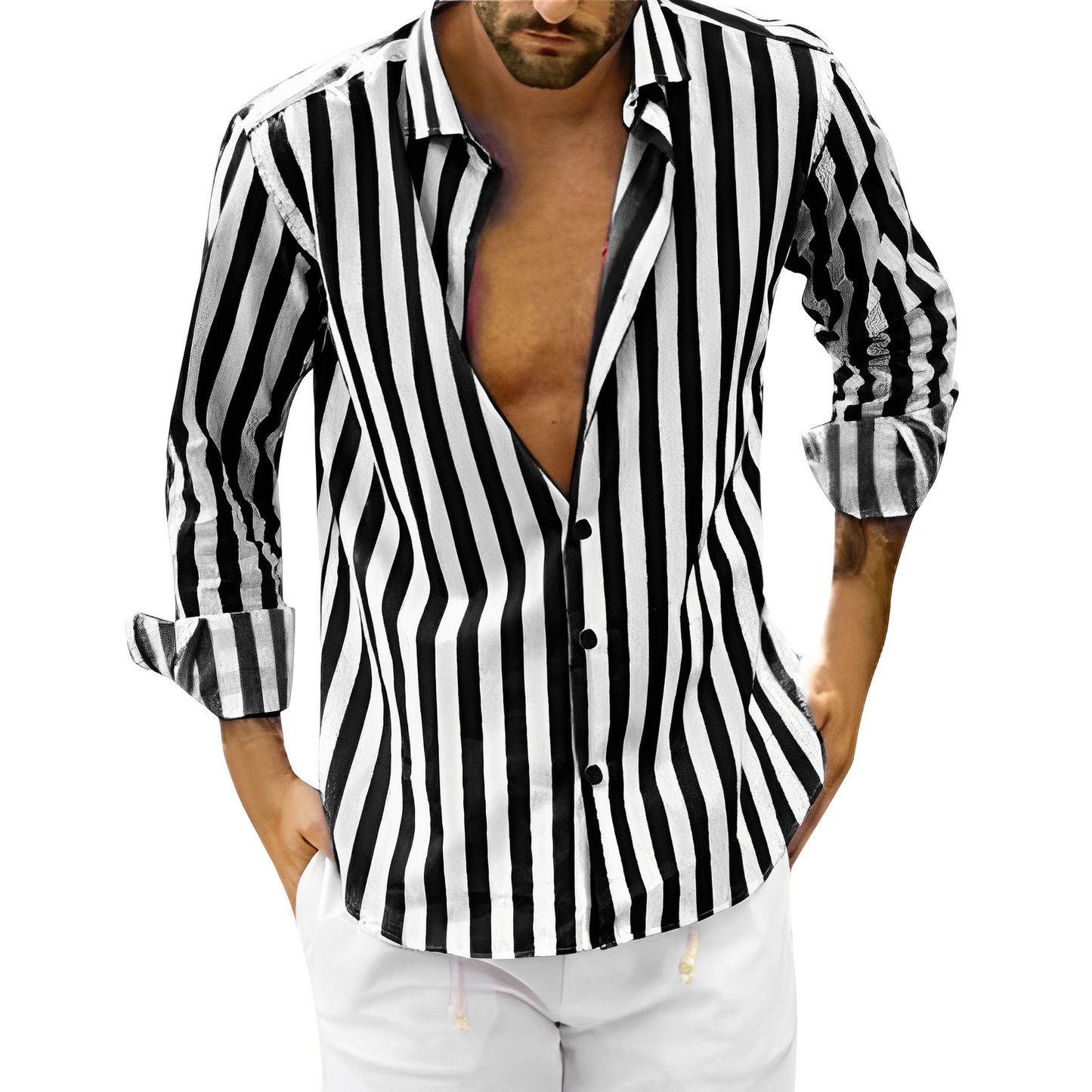 Forbes® | Striped Men'S Shirt For Summer