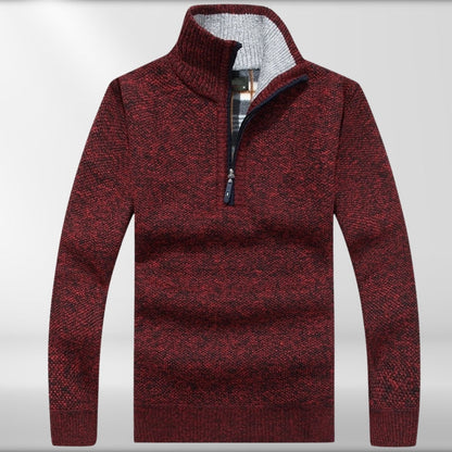 Diego® | Thicker Fleece Sweater With Half Zip