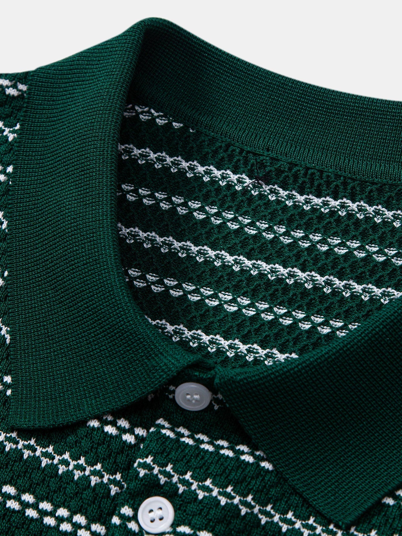 Noah | Stripe Knitted Polo Shirt