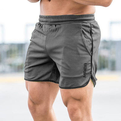 Abner® | Men'S Solid Monogram Sports Shorts