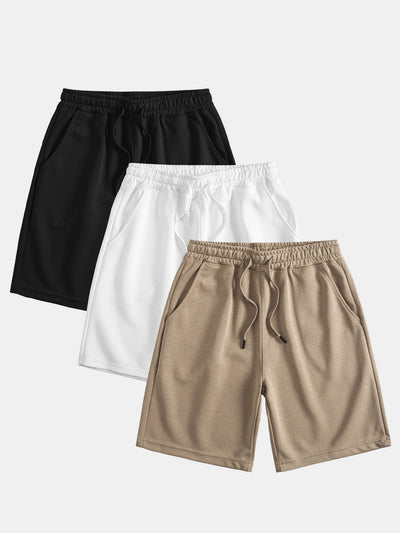 Adhemar® | 3 Pieces Mid Length Drawstring Shorts