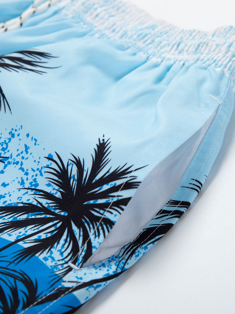 Liam® | Tropical Print Swim Shorts