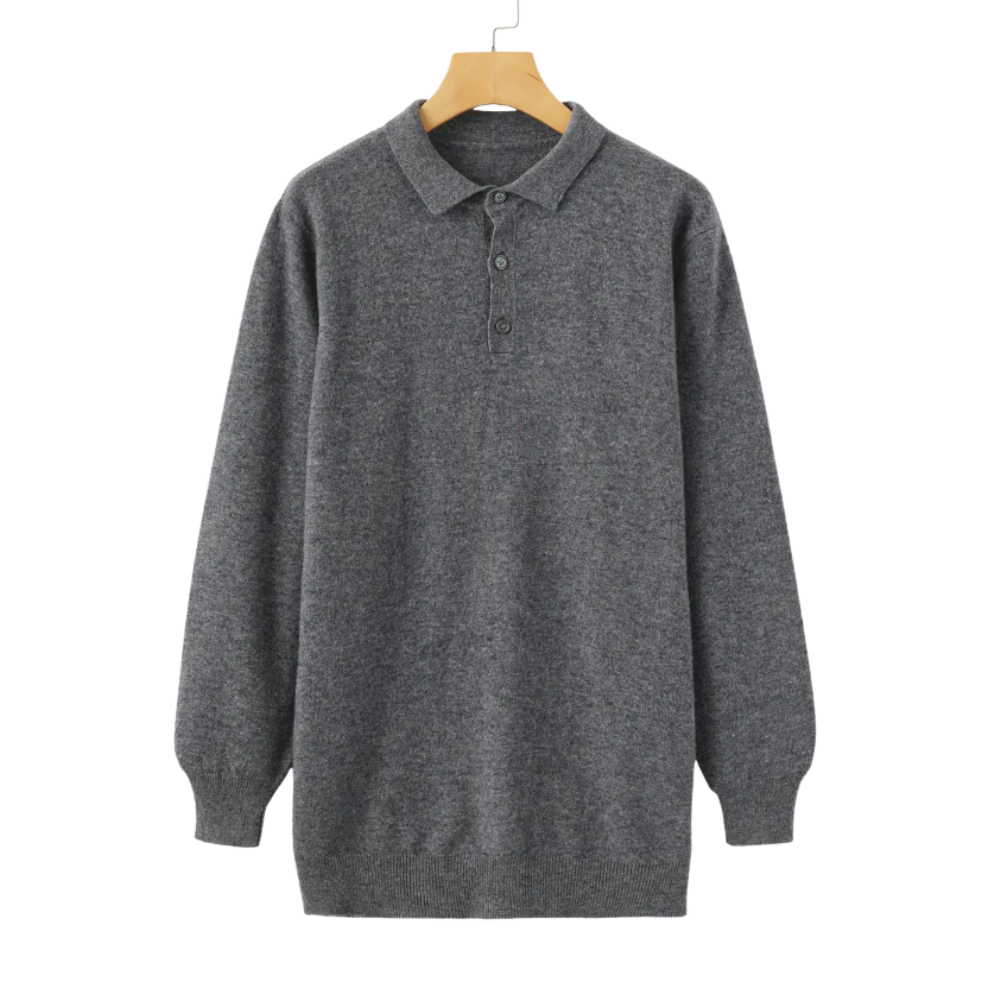 Aaron | 100% Cashmere Polo Shirt