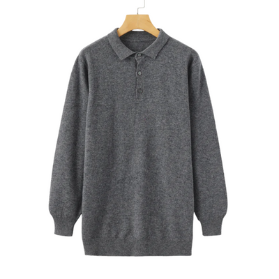 Aaron | 100% Cashmere Polo Shirt