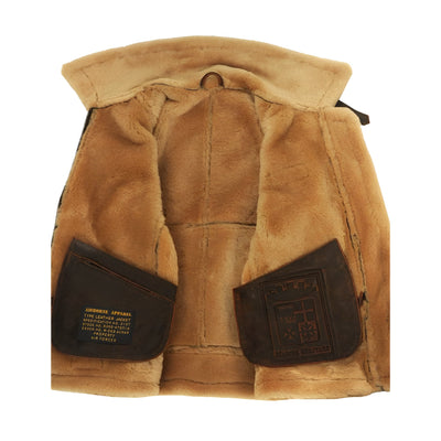 Hal | Retro-inspired men's jacket with shearling lining