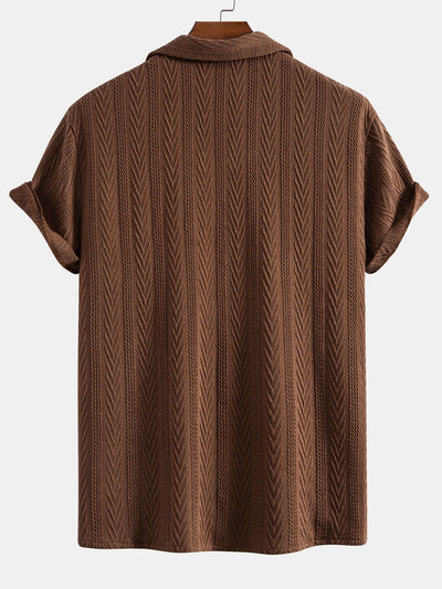 Dean® | Texture Jacquard Cuban Shirt
