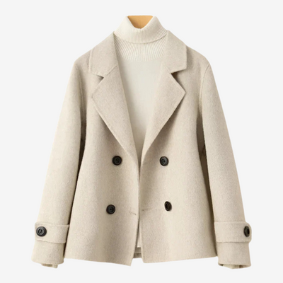 Elkin | Classic double-breasted wool jacket for women