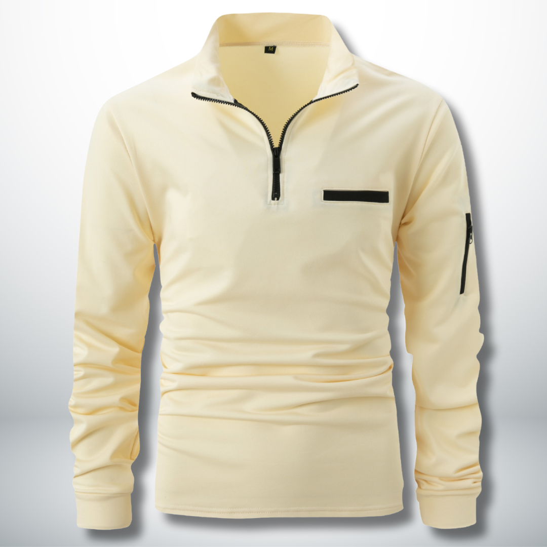 Arístides® | Men's Sports Sweatshirt With Zip