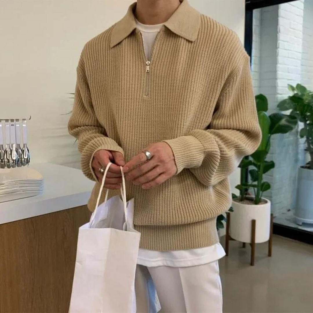 Lazaro | Julius Half-Zip Sweater