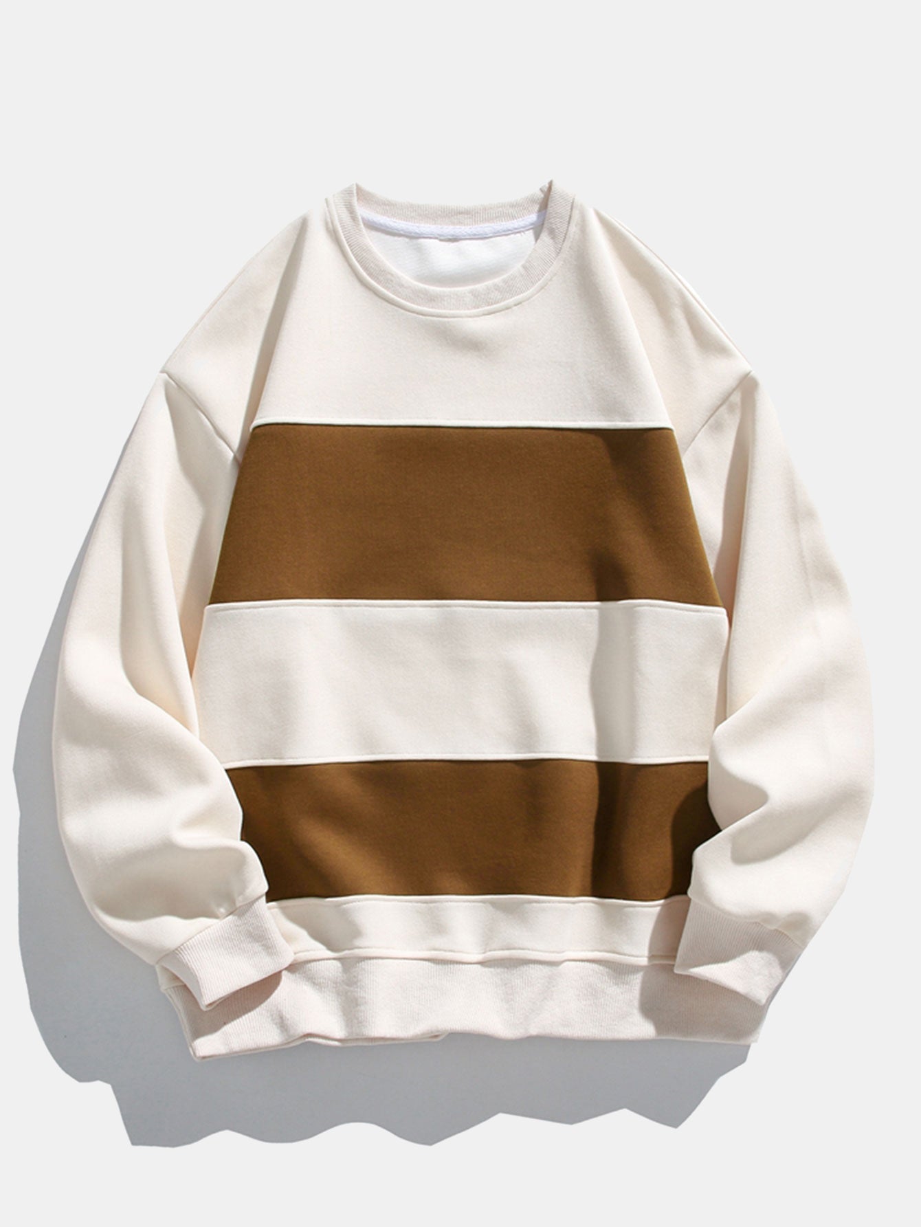 Arminius® | Relax Fit Color Block Crew Neck Sweatshirt