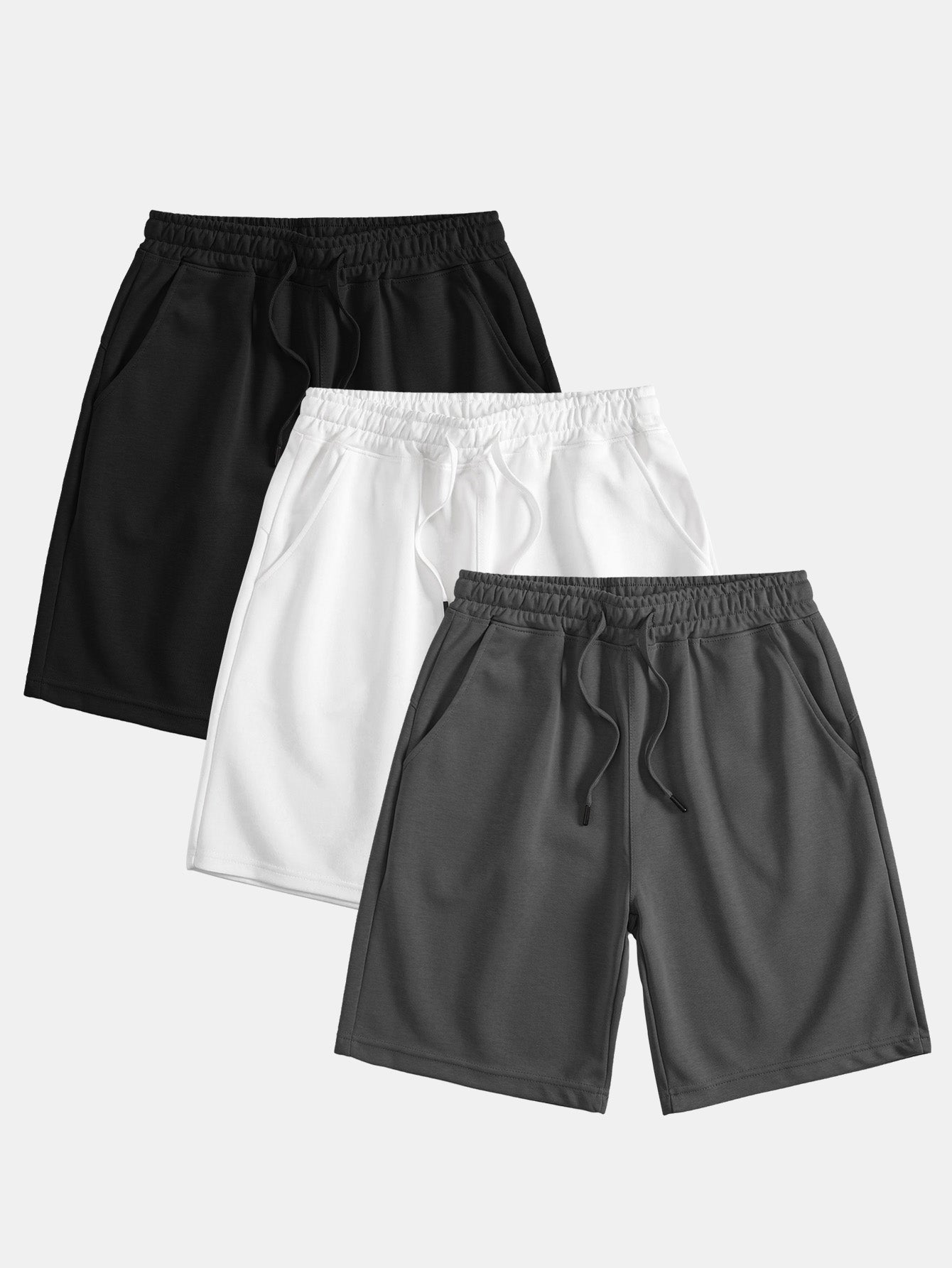Avitus® | 3 Pieces Mid Length Drawstring Shorts