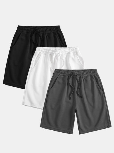 Avitus® | 3 Pieces Mid Length Drawstring Shorts
