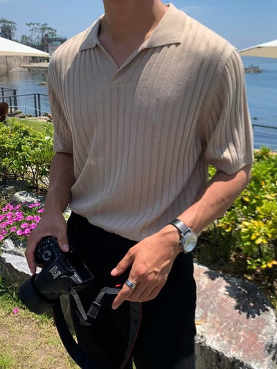 Bezant® | MV Athletic Fit Knitted Polo Shirt