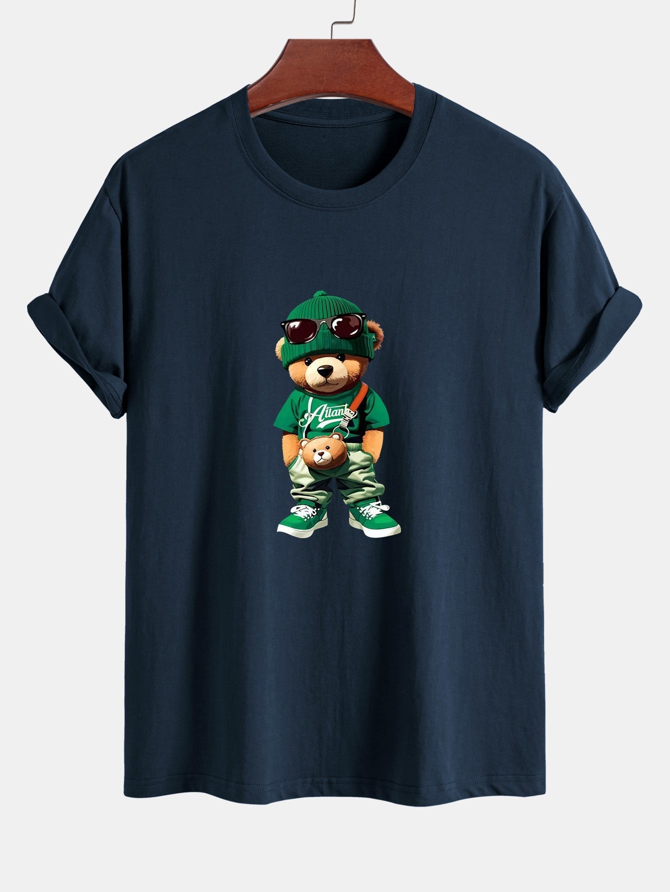 Cándido® | Trendy Bear Print Cotton T-Shirt