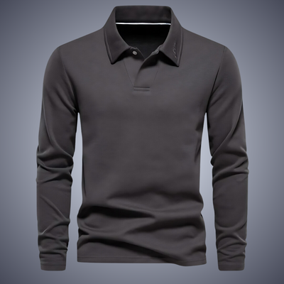 Eliel | Classic long-sleeved polo shirt for men