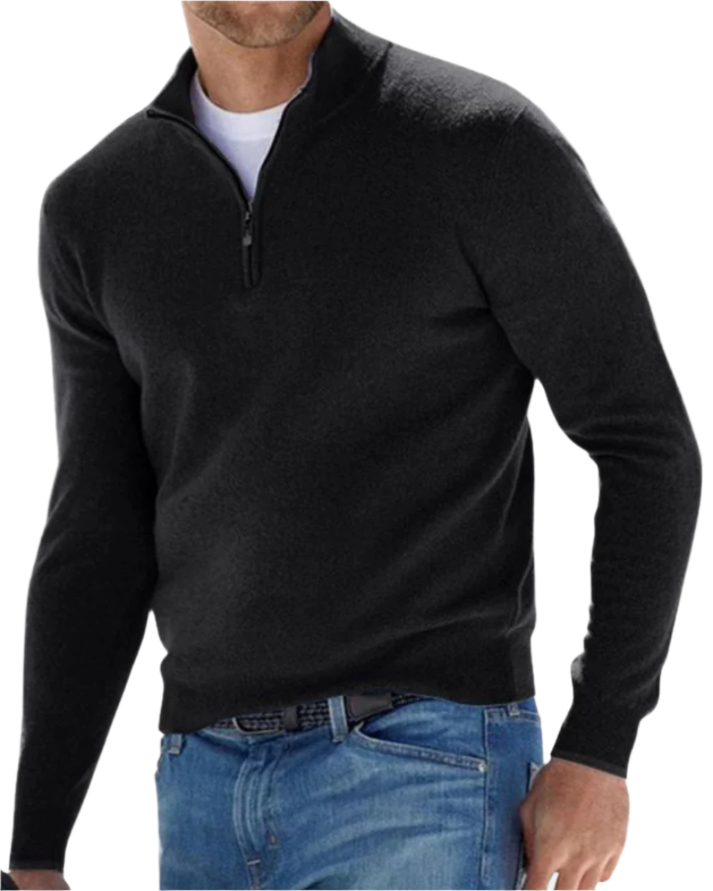 Benjamin | Elegant Zip Sweater