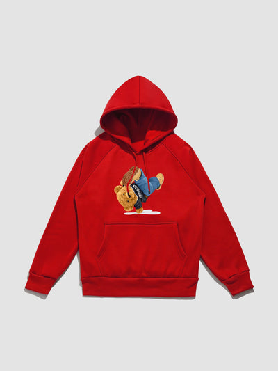 Marquis | Break Dance Bear Print Hoodie