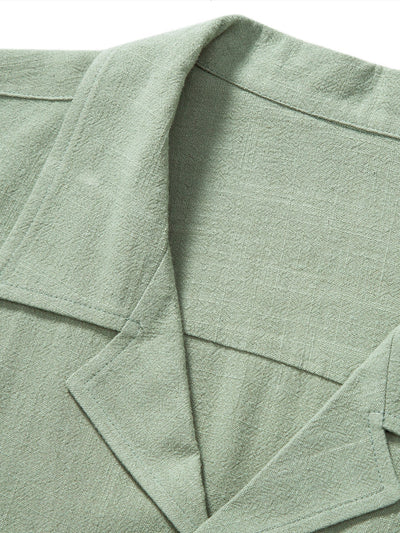 Anskar® | Linen Rayon Blend Cuban Shirt