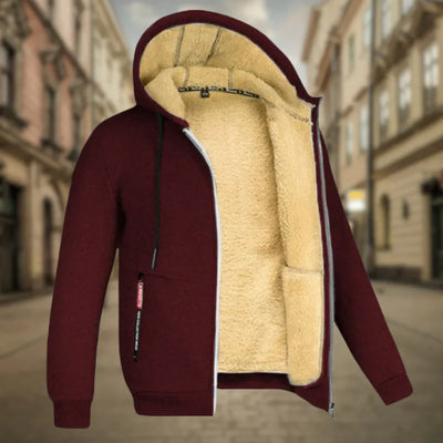 Decio | Cozy Sherpa-lined hoodie for men