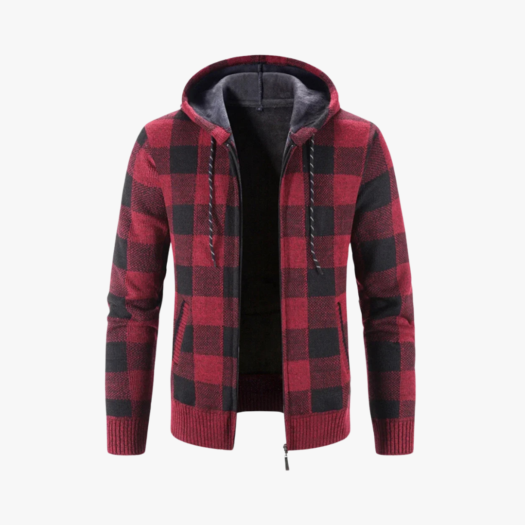Tito® | Hooded Plaid Zipper