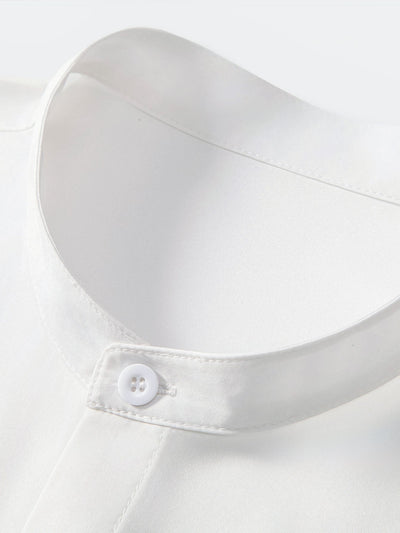 Anders® | Ink Landscape Painting Stand Collar Shirt
