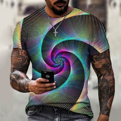 Jorel® | Men'S 3D Digital Print Casual Short-Sleeved T-Shirt