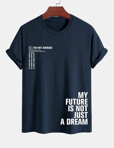 Urbano® | Positive Slogan Print Cotton T-Shirt