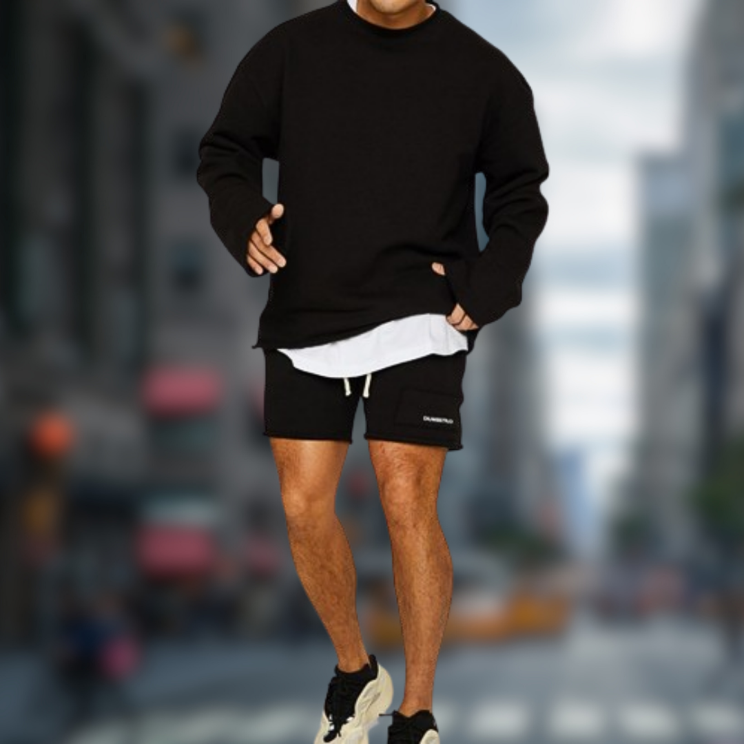 Lin® | Sweatshirt And Shorts Set